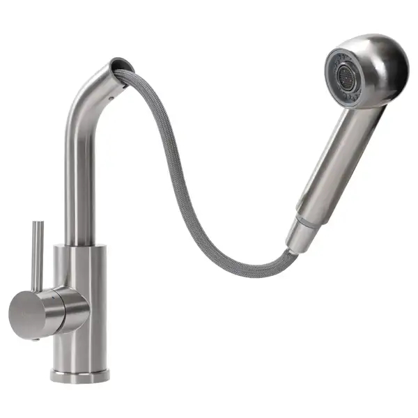 Смеситель для кухни REA TROY NIKIEL BRUSHED (REA-B6301)