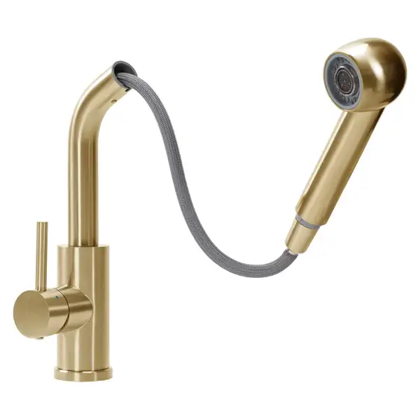 Смеситель для кухни REA TROY BRUSHED GOLD (REA-B6302)