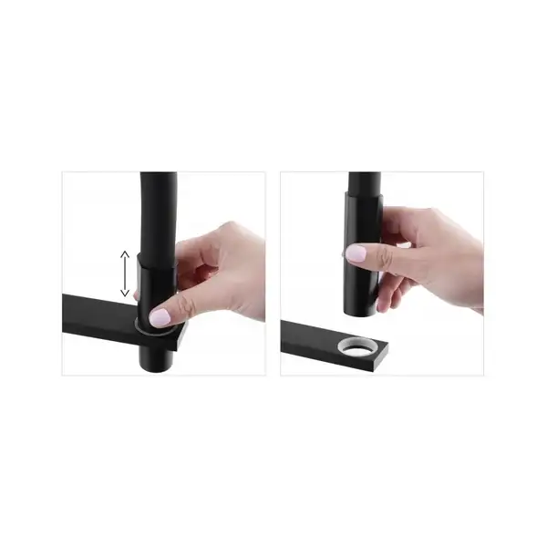 Смеситель для кухни Yoka FERRA BLACK черный (BZ.FERRA-BLK) Смеситель для кухни Yoka FERRA BLACK черный (BZ.FERRA-BLK)
