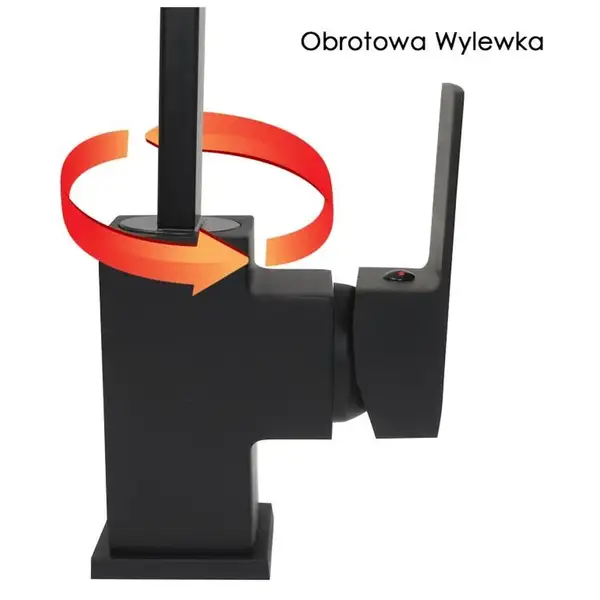 Змішувач для кухні Yoka ZORRO BLACK чорний (BZ.ZORRO-BLK)