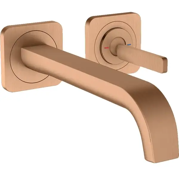 Змішувач для умивальника Axor Citterio E 221 зі стіни, Brushed Bronze (36106140)
