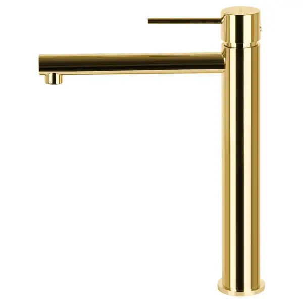 Смеситель для раковины (умывальника) Corsan LUGO GOLD золотой высокий (CMB7512GL) Смеситель для раковины (умывальника) Corsan LUGO GOLD золотой высокий (CMB7512GL)