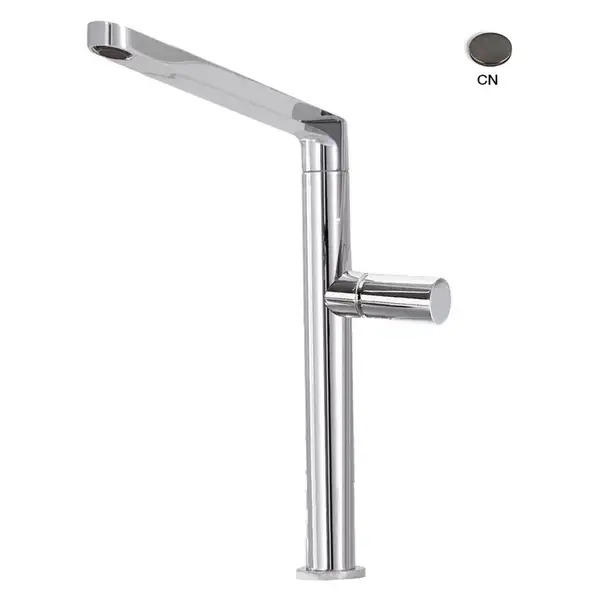 Fima Carlo Змішувач для умивальника Fima NomosGo, високий, чорний хром (F4161HCN) (F4161_HCN)