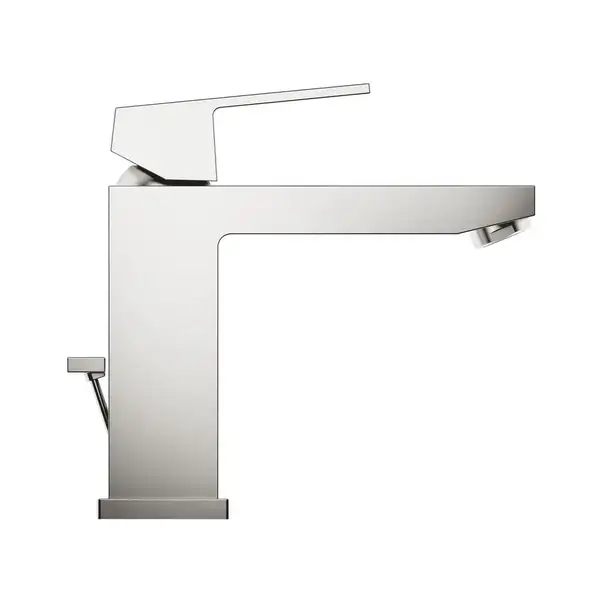 Змішувач для умивальника Grohe Eurocube M-Size, з донним клапаном, сталь (23445DC0)