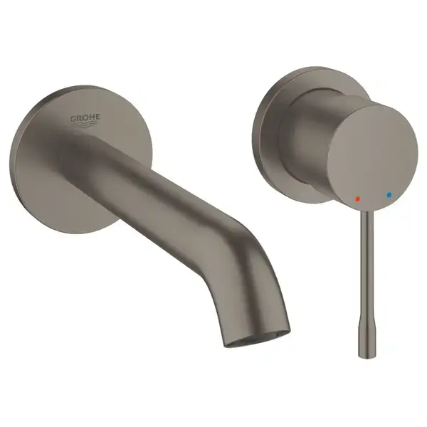 Змішувач для умивальника Grohe Essence M-Size, зовнішня частина, brushed hard graphite (29192AL1)