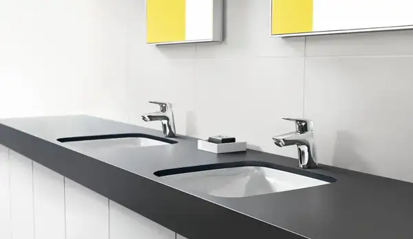 Смеситель для раковины 70 Hansgrohe Logis Coolstart (цвет - хром), с донным клапаном 71072000