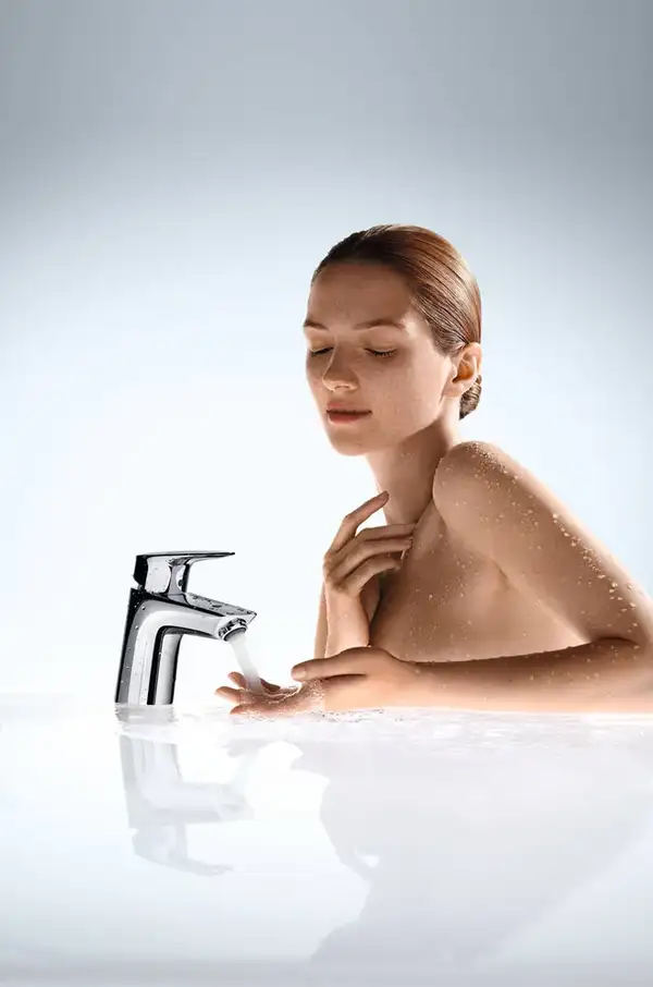 Смеситель для раковины 70 Hansgrohe Logis Coolstart (цвет - хром), без донного клапана 71073000