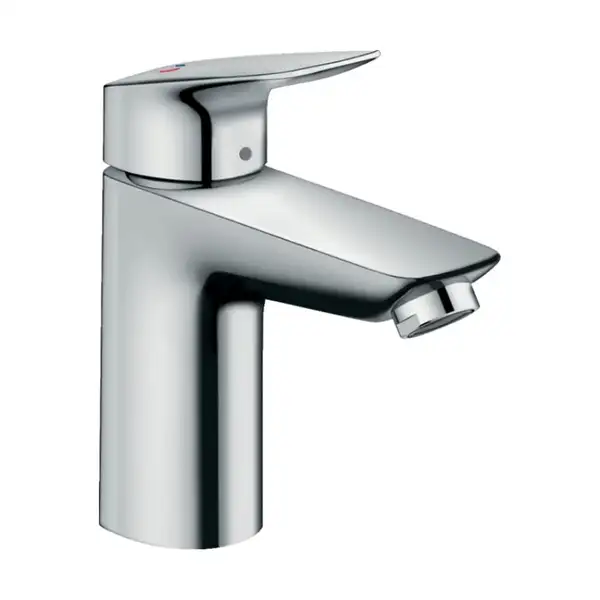 Змішувач для умивальника Hansgrohe Logis 100 Coolstart із зливним гарнітуром, хром (71102000)