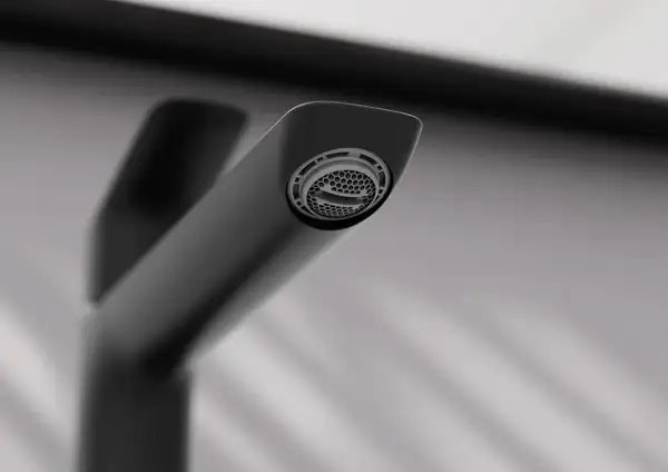 Смеситель для раковины 100 CoolStart Hansgrohe Logis Fine (цвет - чёрный матовый), без донного клапана 71255670 Смеситель для раковины 100 CoolStart Hansgrohe Logis Fine (цвет - чёрный матовый), без донного клапана 71255670