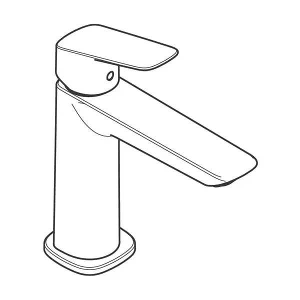 Смеситель для раковины 100 CoolStart Hansgrohe Logis Fine (цвет - чёрный матовый), без донного клапана 71255670 Смеситель для раковины 100 CoolStart Hansgrohe Logis Fine (цвет - чёрный матовый), без донного клапана 71255670