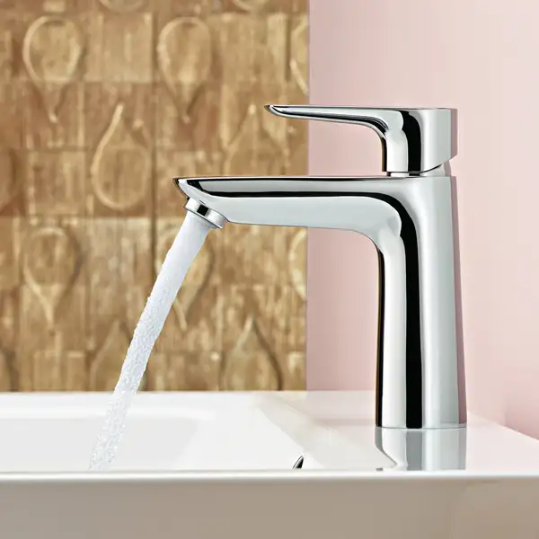 Змішувач для раковини Hansgrohe Talis E (колір - хром), без донного клапана 71712000 Змішувач для раковини Hansgrohe Talis E (колір - хром), без донного клапана 71712000