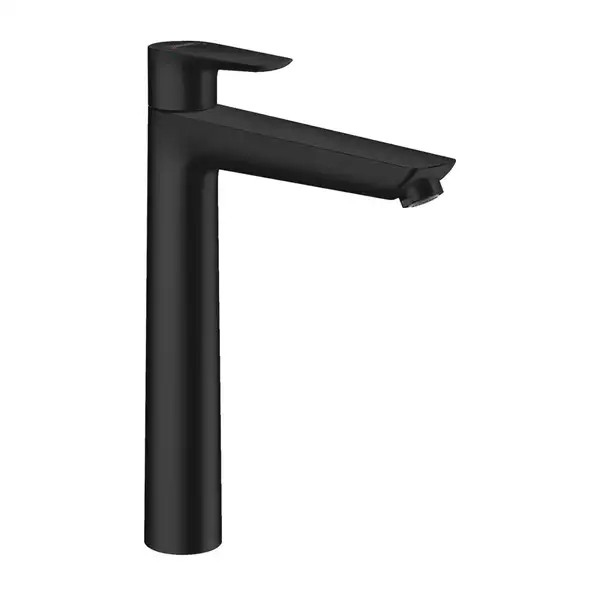 Змішувач для раковини високий Hansgrohe Talis E (колір - чорний матовий), без донного клапана 71717670 Змішувач для раковини високий Hansgrohe Talis E (колір - чорний матовий), без донного клапана 71717670