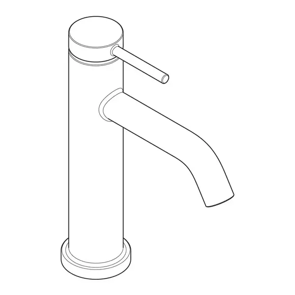 Hansgrohe Tecturis S Змішувач для раковини, матова бронза (73312140)