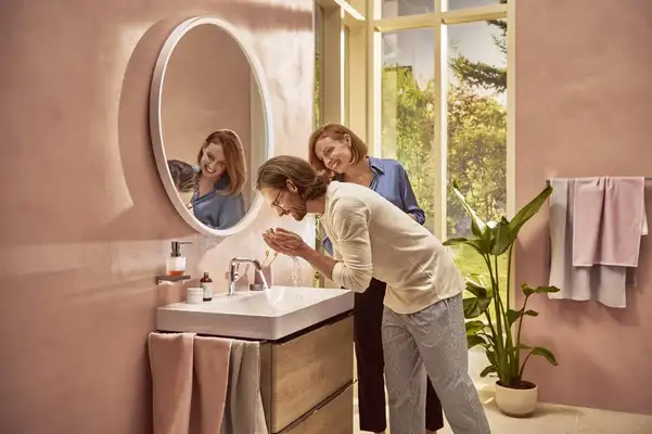 Смеситель для раковины 110 Fine CoolStart Hansgrohe Tecturis S (цвет - хром), без донного клапана 73321000