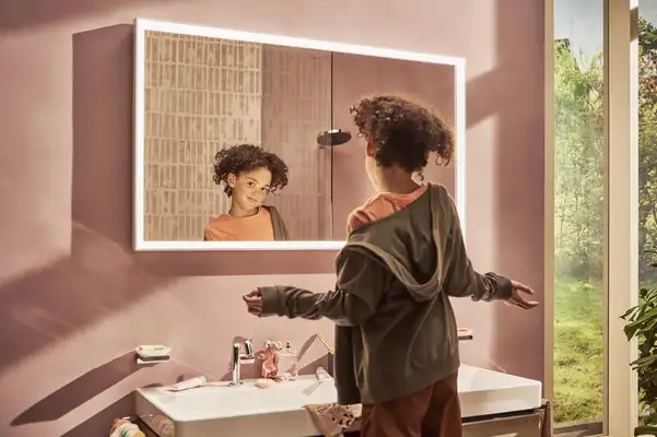 Смеситель для раковины 110 Fine CoolStart Hansgrohe Tecturis S (цвет - хром), без донного клапана 73321000