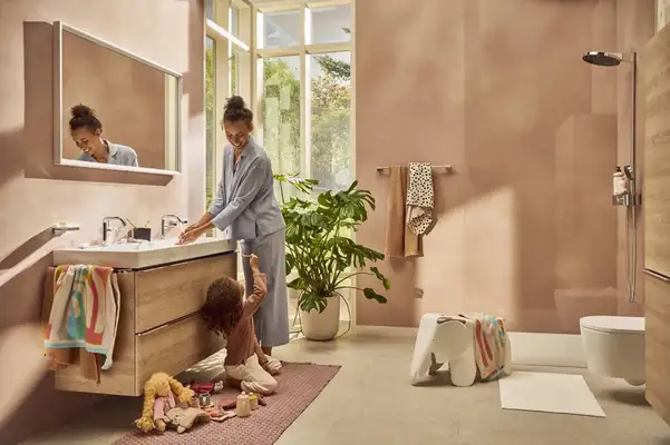 Смеситель для раковины 110 Fine CoolStart Hansgrohe Tecturis S (цвет - хром), без донного клапана 73321000