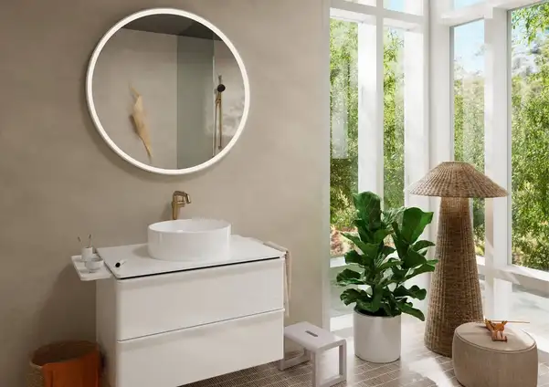 Hansgrohe Tecturis S Змішувач для раковини високий, матова бронза (73372140)