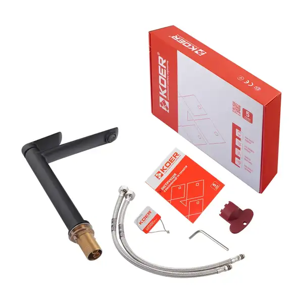 KOER KB-11028-05 Змішувач для умивальника, хром (KR5294)