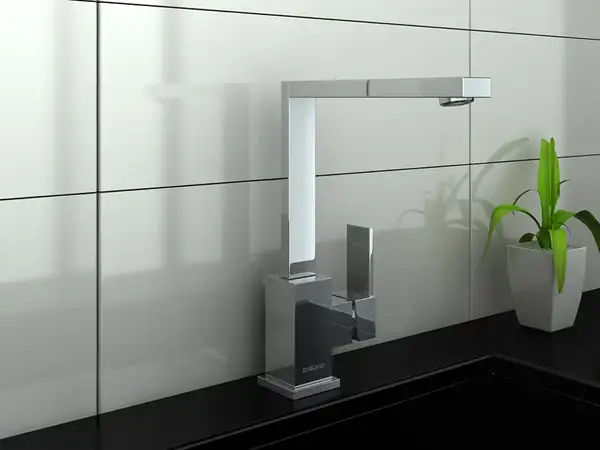 Смеситель для раковины (умывальника) KOHLMAN EXCELENT CHROME (QB150H)