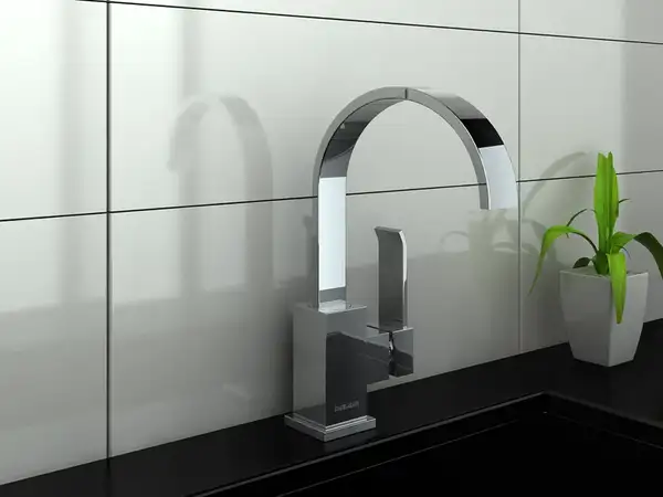Смеситель для раковины (умывальника) KOHLMAN AXIS CHROME (QB150N)