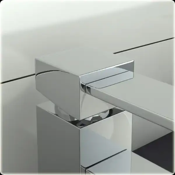 Смеситель для раковины (умывальника) KOHLMAN AXIS CHROME высокий (QB170N)