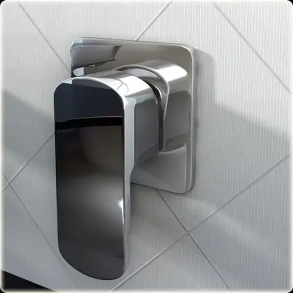 Смеситель для раковины (умывальника) KOHLMAN FOXAL CHROME + BOX скрытого монтажа (QW180F)