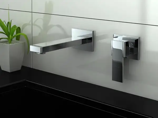 Смеситель для раковины (умывальника) KOHLMAN EXCELENT CHROME + BOX скрытого монтажа (QW180H)
