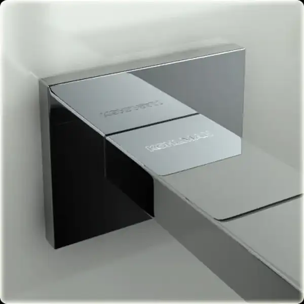 Смеситель для раковины (умывальника) KOHLMAN EXCELENT CHROME + BOX скрытого монтажа (QW180H)