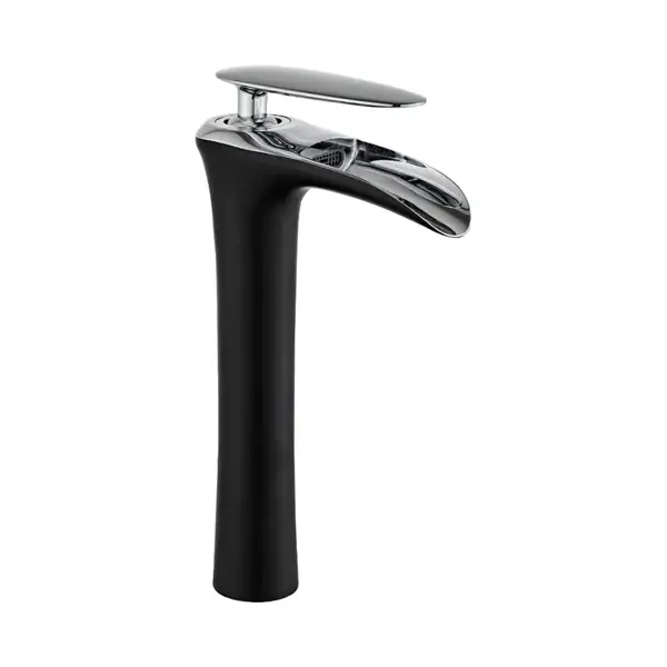 Смеситель для раковины MEXEN LYRA BLACK CHROME высокий (MEX-745310-07)