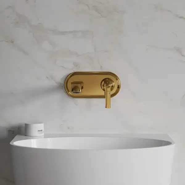 смеситель для умывальника скрытого монтажа Omnires Armance gold (AM5215GL)
