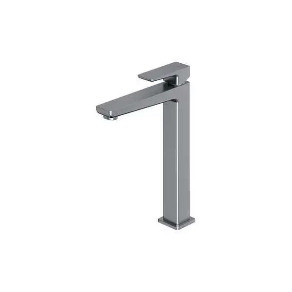 змішувач для умивальника Omnires Parma високий inox (PM7412/1IN)