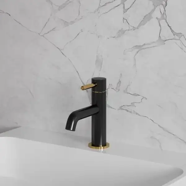 змішувач для умивальника Omnires Y black/gold (Y1210NBLGL) змішувач для умивальника Omnires Y black/gold (Y1210NBLGL)