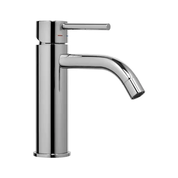 Змішувач для умивальника Paffoni Light без донного клапана Mercury Grey (LIG071MG)