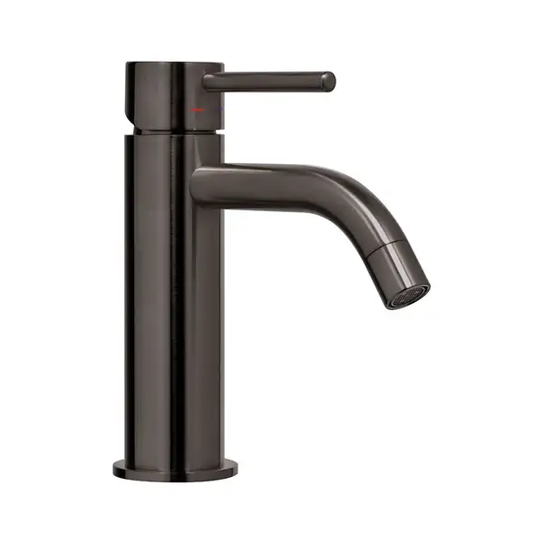 Змішувач для умивальника Paffoni Light з донним клапаном, Brushed Black Nickel (LIG075NKNSP)