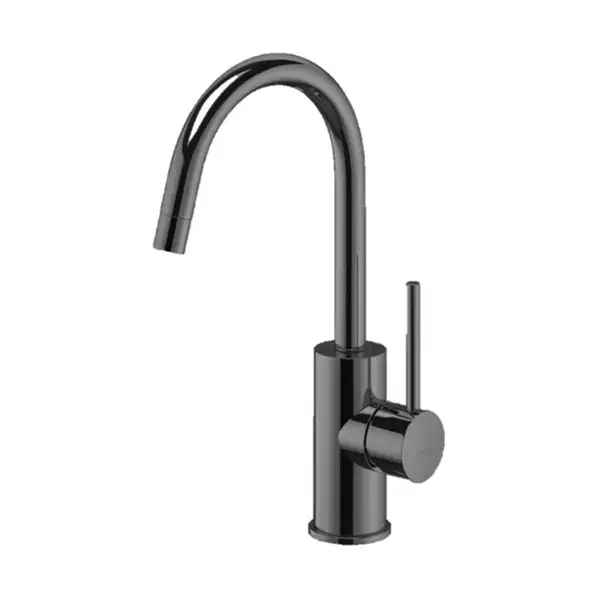 Змішувач для умивальника Paffoni Light без донного клапана, Brushed Black Nickel (LIG078NKNSP)