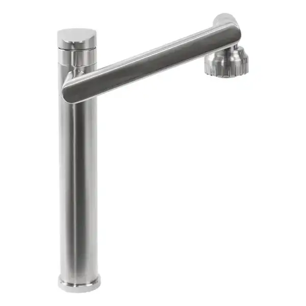 Смеситель для раковины (умывальника) REA PACO NIKIEL BRUSHED никель высокий (REA-B0537)