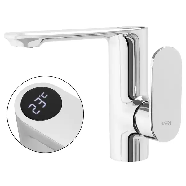 Rea MILS LCD Змішувач для раковини, хром (REA-B2000)