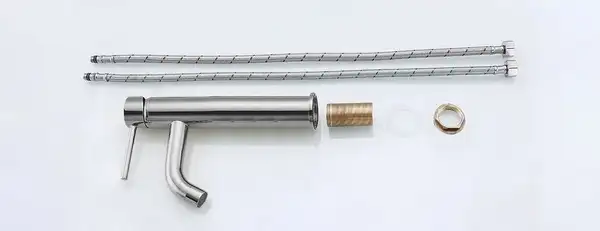 Смеситель для раковины (умывальника) REA LUNGO CHROME хром высокий (REA-B4104)