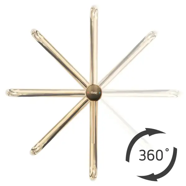 Rea Lugano Slim Змішувач для раковини, золотий матовий (REA-B4420)