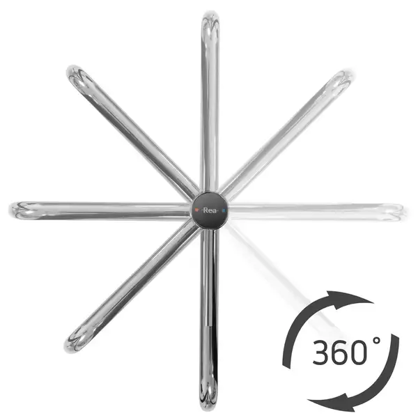 Rea Lugano Slim Смеситель для раковины, высокий черный (REA-B5001)