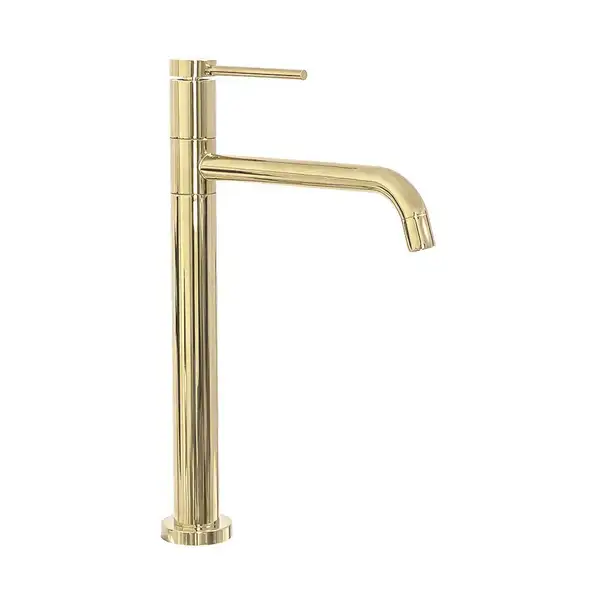Rea Lugano Slim Gold Смеситель для раковины, золотой (REA-B5002)