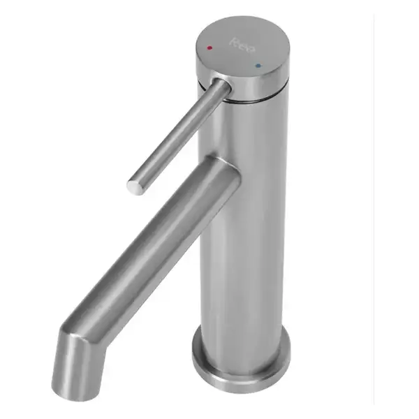 Смеситель для раковины (умывальника) REA FOSS NICKEL BRUSHED никель низкий (REA-B5315)