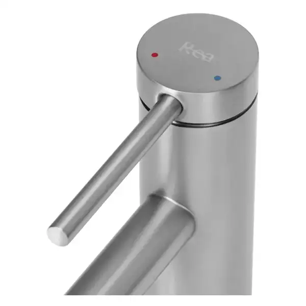 Смеситель для раковины (умывальника) REA FOSS NICKEL BRUSHED никель низкий (REA-B5315)