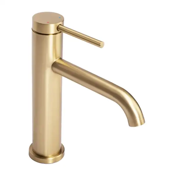 Смеситель для раковины (умывальника) REA CLIF BRUSHED GOLD золотой матовый низкий (REA-B5323) Смеситель для раковины (умывальника) REA CLIF BRUSHED GOLD золотой матовый низкий (REA-B5323)