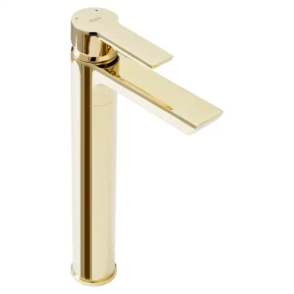 Смеситель для раковины (умывальника) REA ARGUS GOLD золотой высокий (REA-B6213)