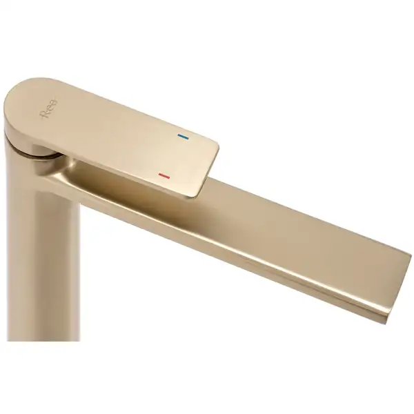Смеситель для раковины (умывальника) REA VERSO BRUSHED GOLD высокий (REA-B6564) Смеситель для раковины (умывальника) REA VERSO BRUSHED GOLD высокий (REA-B6564)