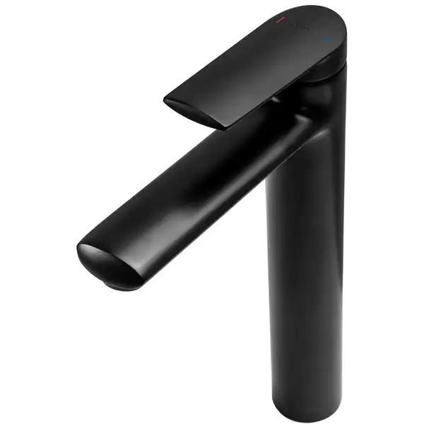 Rea Buzz Black High Смеситель для раковины, черный (REA-B6921)