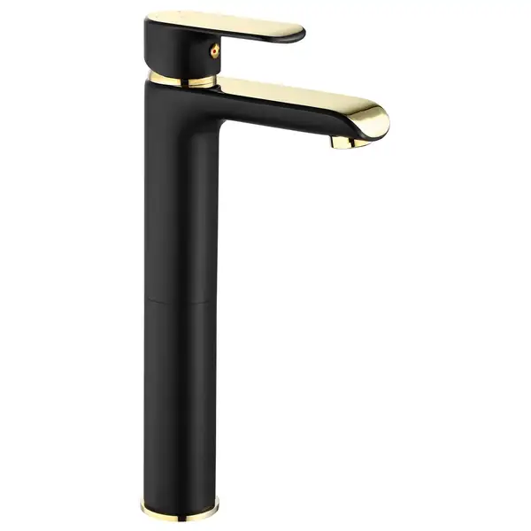 Rea Bloom Black Gold Змішувач для раковини, високий, чорний (REA-B9936)