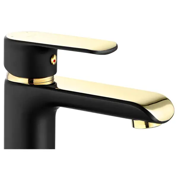 Rea Bloom Black Gold Змішувач для раковини, високий, чорний (REA-B9936)
