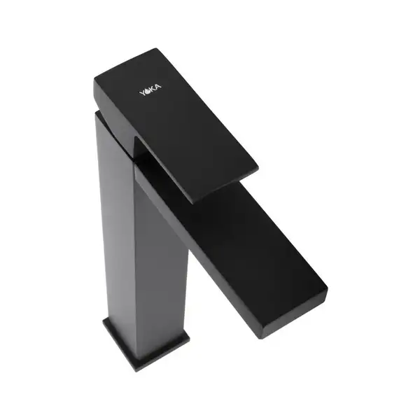 Смеситель для раковины (умывальника) Yoka GAPPO 36 BLACK черний высокий (BU.GAPPO 36-BLK)